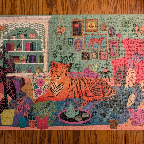 Elena Essex 1000 Piece Puzzle -Tiger Lounge - Picture 4 of 10